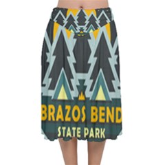 Brazos Bend State Park T- Shirt Brazos Bend State Park Night Sky T- Shirt Velvet Flared Midi Skirt by JamesGoode