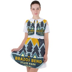 Brazos Bend State Park T- Shirt Brazos Bend State Park Night Sky T- Shirt Short Sleeve Shoulder Cut Out Dress  by JamesGoode