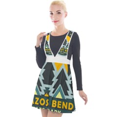 Brazos Bend State Park T- Shirt Brazos Bend State Park Night Sky T- Shirt Plunge Pinafore Velour Dress by JamesGoode