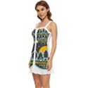 Brazos Bend State Park T- Shirt Brazos Bend State Park Night Sky T- Shirt Ruffle Edge Bra Cup Chiffon Mini Dress View2