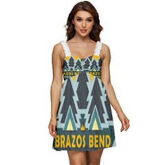 Brazos Bend State Park T- Shirt Brazos Bend State Park Night Sky T- Shirt Ruffle Strap Babydoll Chiffon Dress by JamesGoode