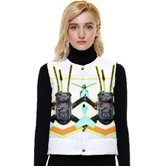 Drone Racing Gift T- Shirt F P V Drone Racing Drones Quote  One More Pack T- Shirt Women s Button Up Puffer Vest by ZUXUMI