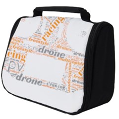 Drone Racing Word Cloud T- Shirt F P V Freestyle Drone Racing Word Cloud T- Shirt (3) Full Print Travel Pouch (big) by ZUXUMI