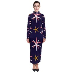 Starfish Turtleneck Maxi Dress