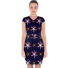 Starfish Capsleeve Drawstring Dress  by Mariart