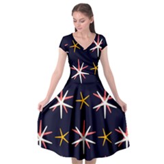 Starfish Cap Sleeve Wrap Front Dress by Mariart