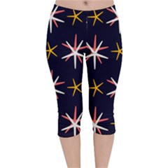 Starfish Velvet Capri Leggings 