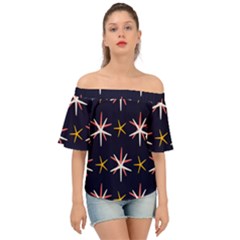 Starfish Off Shoulder Short Sleeve Top