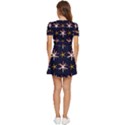 Starfish V-Neck High Waist Chiffon Mini Dress View4