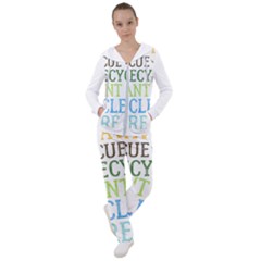 Earth Day T- Shirt Save Bees Rescue Animals Recycle Plastic Earth Day T- Shirt Women s Tracksuit by ZUXUMI