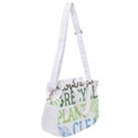 Earth Day T- Shirt Save Bees Rescue Animals Recycle Plastic Earth Day T- Shirt Rope Handles Shoulder Strap Bag View2