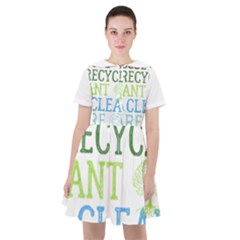 Earth Day T- Shirt Save Bees Rescue Animals Recycle Plastic Earth Day T- Shirt Sailor Dress