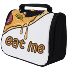 Eat Me T- Shirtscary Pizza Slice Sceaming Eat Me T- Shirt Full Print Travel Pouch (big) by ZUXUMI