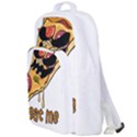 Eat Me T- Shirtscary Pizza Slice Sceaming Eat Me T- Shirt Double Compartment Backpack View1