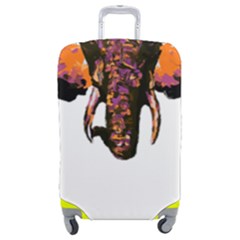 Elephant Art T- Shirtbutterfly Elephant T- Shirt Luggage Cover (medium) by ZUXUMI