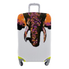 Elephant Art T- Shirtbutterfly Elephant T- Shirt Luggage Cover (small)