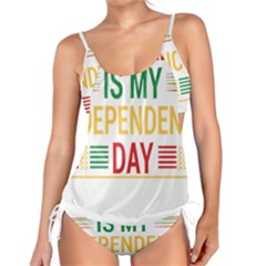 Calligraphy T- Shirtcalligraphy Is My Independence Day T- Shirt Tankini Set by EnriqueJohnson