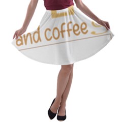 Opera T-shirtif It Involves Coffee Opera T-shirt A-line Skater Skirt by EnriqueJohnson