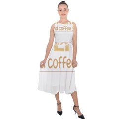 Opera T-shirtif It Involves Coffee Opera T-shirt Midi Tie-back Chiffon Dress by EnriqueJohnson