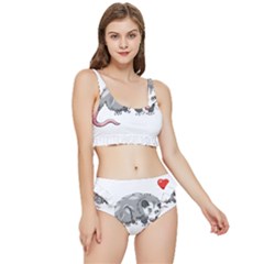 Opossum T-shirtsteal Your Heart Opossum 05 T-shirt Frilly Bikini Set by EnriqueJohnson