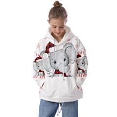 Elephant Art T- Shirtelephant T- Shirt Kids  Oversized Hoodie by ZUXUMI