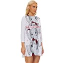 Elephant Art T- Shirtelephant T- Shirt Long Sleeve Babydoll Dress View3