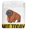 Orangutan T-shirtnope Not Today Orangutan 16 T-shirt Duvet Cover Double Side (Queen Size) View1