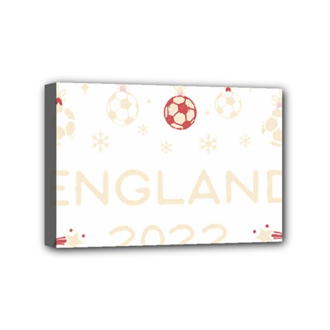 England T- Shirt England Ugly Christmas Sweater Soccer Football 2022 Xmas Pajama T- Shirt (1) Mini Canvas 6  X 4  (stretched) by ZUXUMI