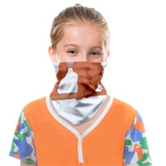 Orangutan T-shirtwhite Look Calm Orangutan 07 T-shirt (1) Face Covering Bandana (kids) by EnriqueJohnson