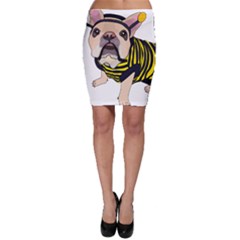 English Bulldog T- Shirt English Bee Dog T- Shirt Bodycon Skirt by ZUXUMI