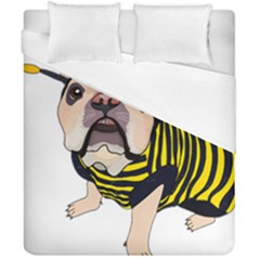 English Bulldog T- Shirt English Bee Dog T- Shirt Duvet Cover Double Side (california King Size) by ZUXUMI