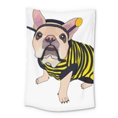 English Bulldog T- Shirt English Bee Dog T- Shirt Small Tapestry by ZUXUMI