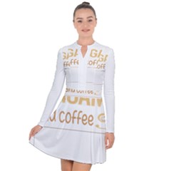 Origami T-shirtif It Involves Coffee Origami T-shirt Long Sleeve Panel Dress by EnriqueJohnson