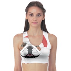 English Bulldog T- Shirt English Bulldog Merry Christmas T- Shirt (2) Fitness Sports Bra by ZUXUMI