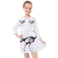 Ostrich T-shirtsteal Your Heart Ostrich 05 T-shirt Kids  Quarter Sleeve Shirt Dress by EnriqueJohnson