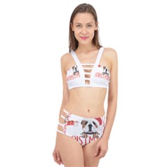 English Bulldog T- Shirt English Bulldog Merry Christmas T- Shirt (3) Cage Up Bikini Set by ZUXUMI