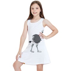 Ostrich T-shirtsteal Your Heart Ostrich 09 T-shirt Kids  Lightweight Sleeveless Dress by EnriqueJohnson