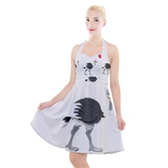 Ostrich T-shirtsteal Your Heart Ostrich 09 T-shirt Halter Party Swing Dress  by EnriqueJohnson