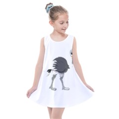 Ostrich T-shirtsteal Your Heart Ostrich 09 T-shirt Kids  Summer Dress by EnriqueJohnson