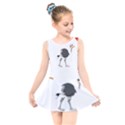 Ostrich T-shirtsteal Your Heart Ostrich 09 T-shirt Kids  Skater Dress Swimsuit View1