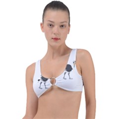 Ostrich T-shirtsteal Your Heart Ostrich 09 T-shirt Ring Detail Bikini Top by EnriqueJohnson