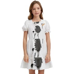 Ostrich T-shirtsteal Your Heart Ostrich 09 T-shirt Kids  Puff Sleeved Dress by EnriqueJohnson