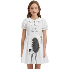 Ostrich T-shirtsteal Your Heart Ostrich 09 T-shirt Kids  Bow Tie Puff Sleeve Dress by EnriqueJohnson