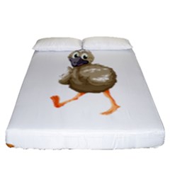 Ostrich T-shirtsteal Your Heart Ostrich 36 T-shirt Fitted Sheet (queen Size) by EnriqueJohnson