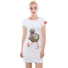 Ostrich T-shirtsteal Your Heart Ostrich 36 T-shirt Cap Sleeve Bodycon Dress by EnriqueJohnson