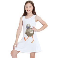 Ostrich T-shirtsteal Your Heart Ostrich 36 T-shirt Kids  Lightweight Sleeveless Dress by EnriqueJohnson