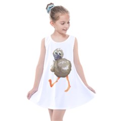 Ostrich T-shirtsteal Your Heart Ostrich 36 T-shirt Kids  Summer Dress by EnriqueJohnson