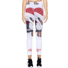 English Bulldog T- Shirt English Bulldog Merry Christmas T- Shirt (8) Pocket Leggings  by ZUXUMI