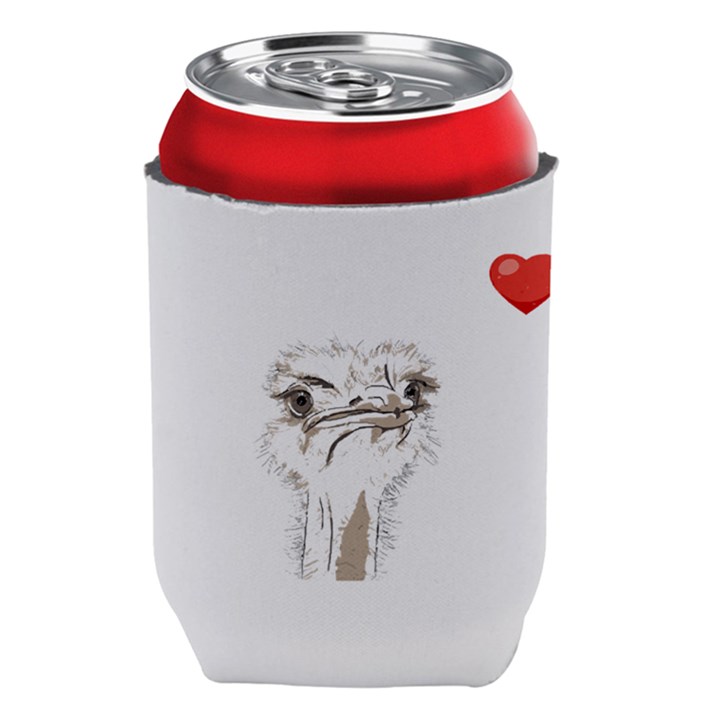 Ostrich T-shirtsteal Your Heart Ostrich 44 T-shirt Can Holder