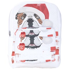 English Bulldog T- Shirt English Bulldog Merry Christmas T- Shirt Full Print Backpack by ZUXUMI